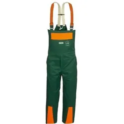 Schnittschutzlatzhose KONIFERE Gr.54 grün/orange WATEX