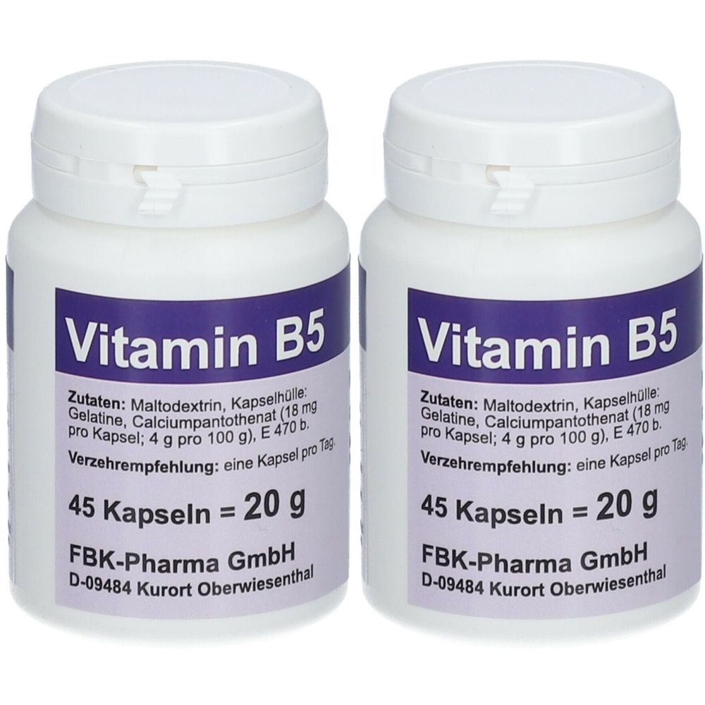 Vitamin B5 Kapseln 2x 2x45 St