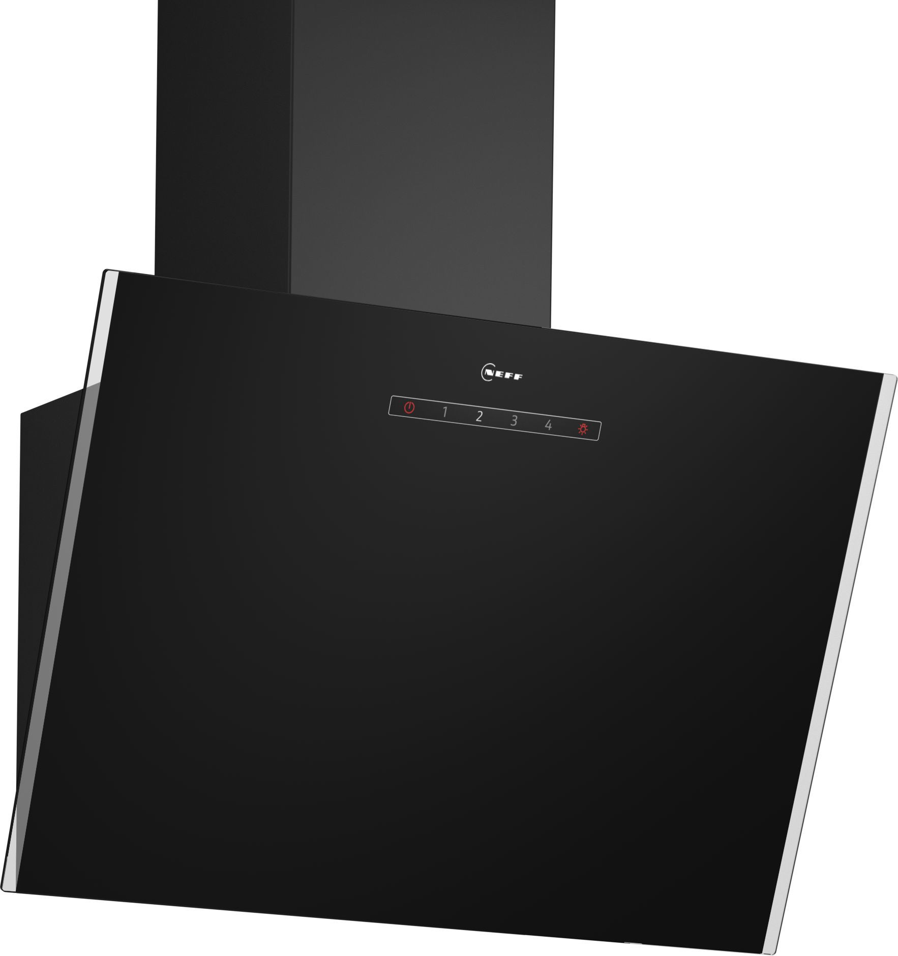 Neff DMK63IDS (D63IDK1S0 + Z51GIU1X3) Abluft/Umluft Dunstabzugshaube/Esse Wand 60 cm (Schwarz)