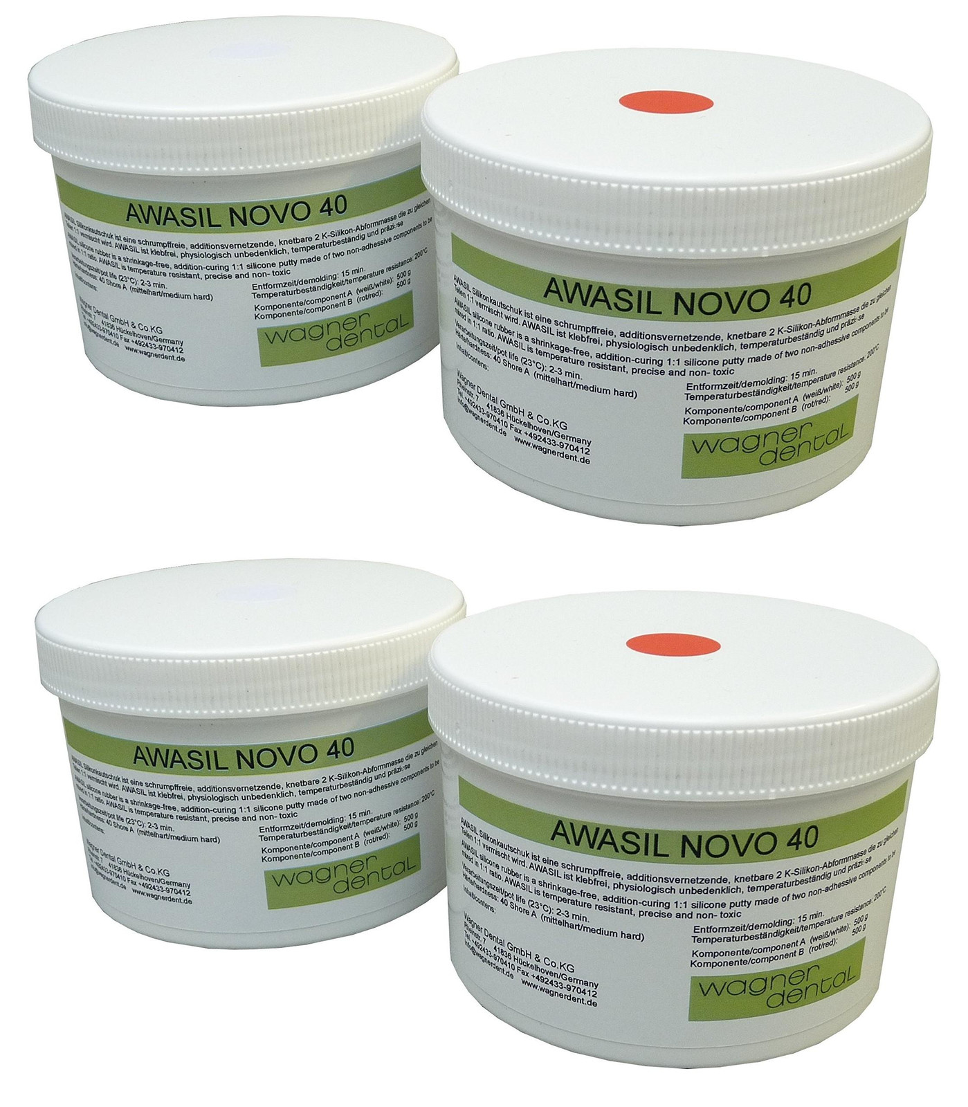 Silicone rubber moulding mass 40 Shore A - 2 kg
