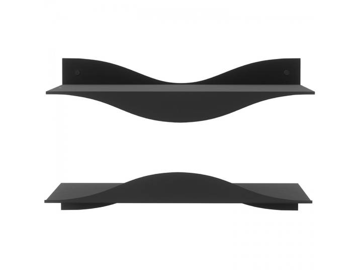 Lot de 2 étagères surf noir