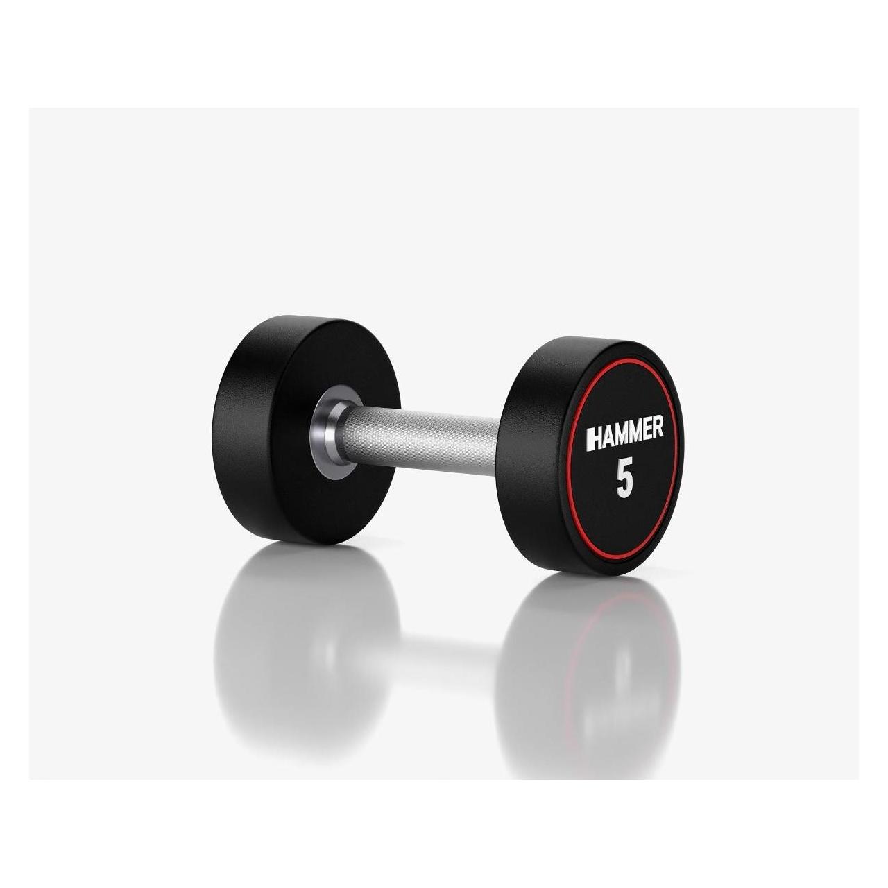 Hammer Fitness Kompakthantel PU 5 kg (1 x 5 kg) (17421)