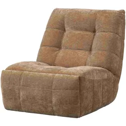 Sessel Cord Hellbraun, moderner Relaxsessel mit Motorfunktion, gepolstert, komfortabel, Woood