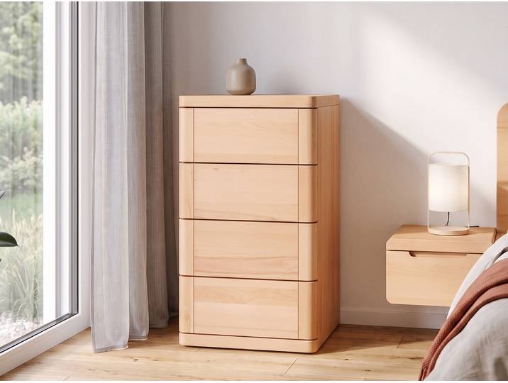 Kommode „Diana“ Kernbuche 50 cm Massivholz Buche