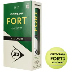 Dunlop Fort All Courts Tennisball | Gr. Einheitsgröße | gelb - gelb
