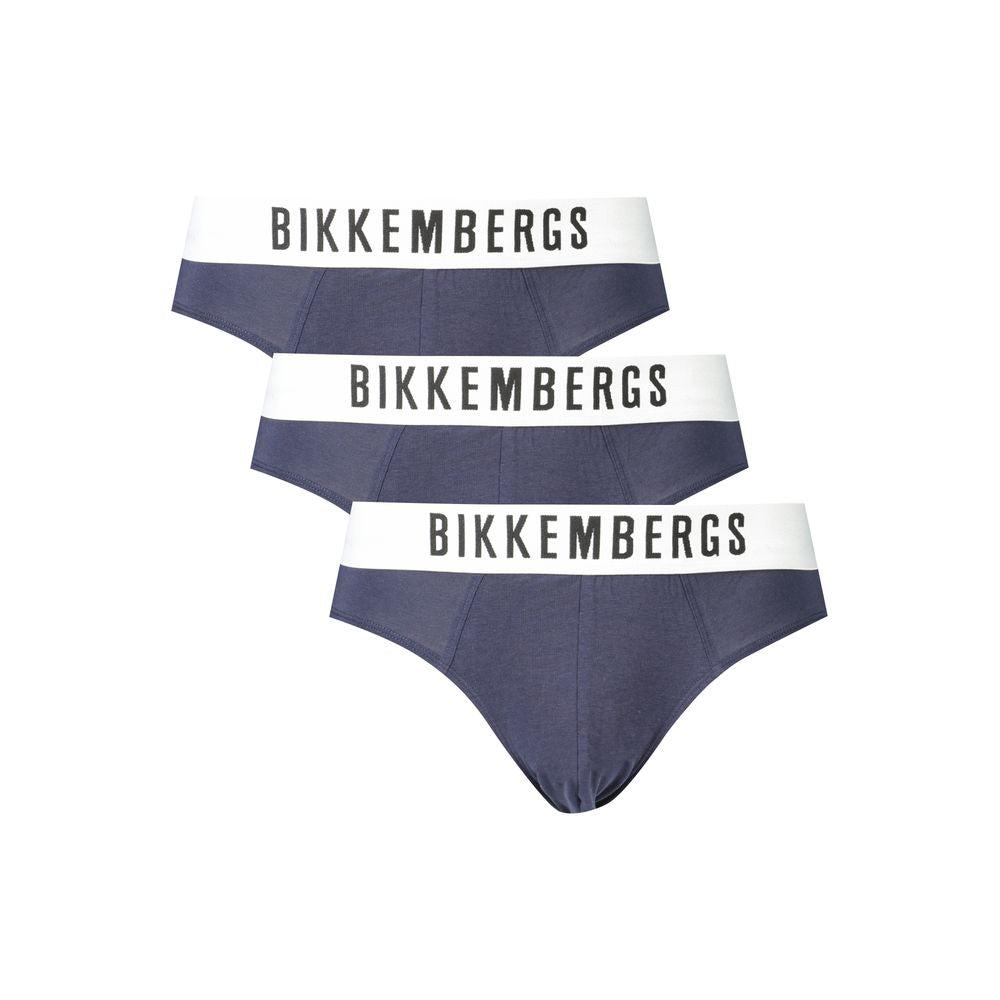 Bikkembergs Blu Polyester Herrenunterwäsche