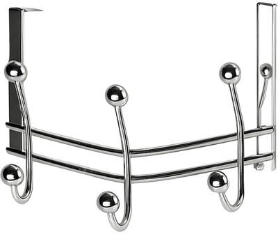 ​YBM Home Silver Chrome Over the Door Hanger Hooks Stainless Steel