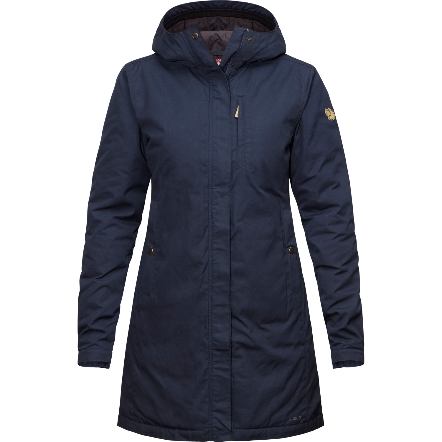 Fjällräven Kiruna Padded Parka Isolierend Atmungsaktiv Wasserabweisend Winddicht Damen Blau XXL
