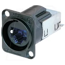 EBU CAT6 BK - CAT6 Einbaubuchse, schwarz