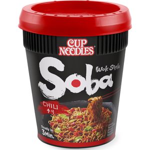 Nissin Fertiggericht Soba, Chili, je 92g, 8 Stück