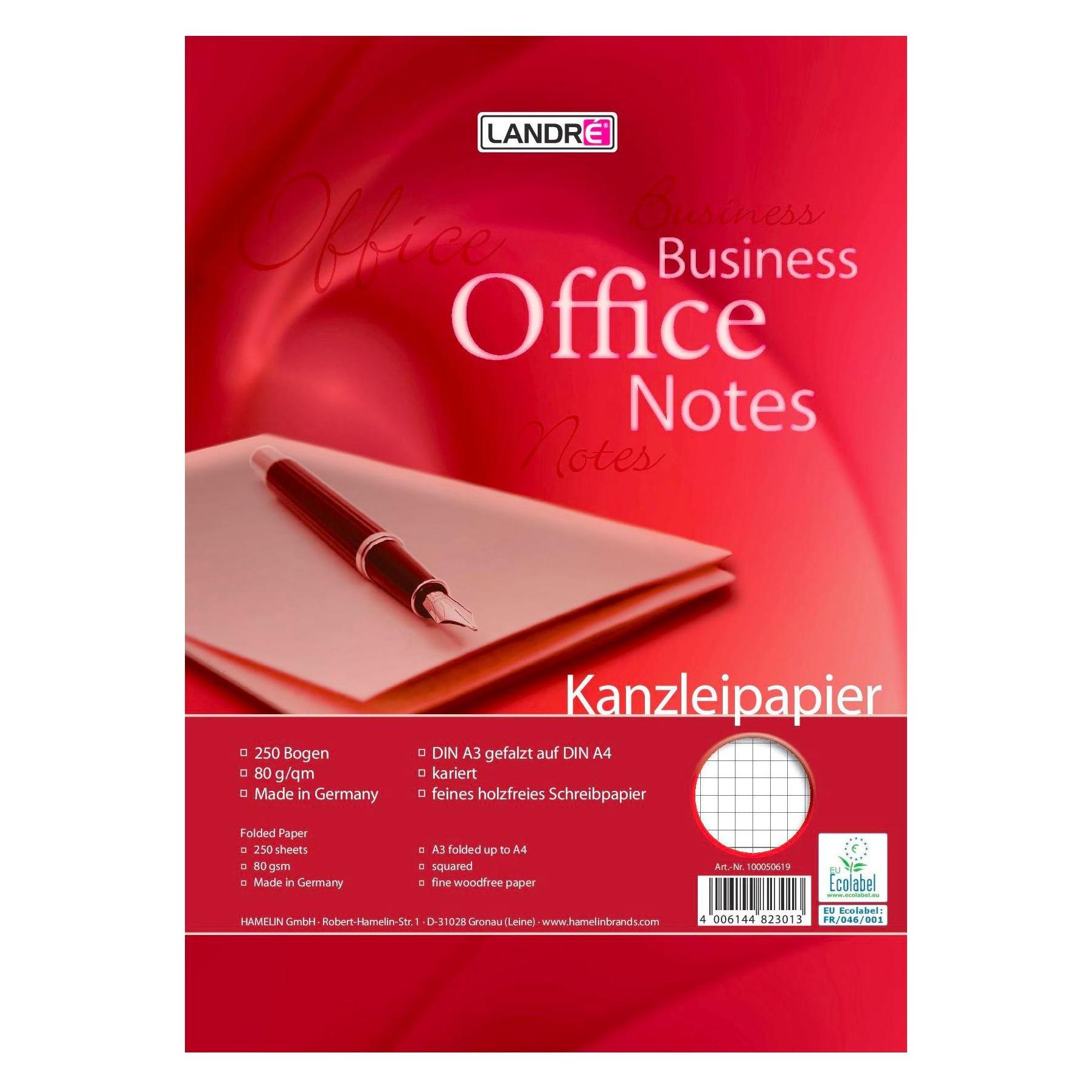 Landré Office A3/A4 Kanzleipapier (A4, 80 g/m²) (100050619)