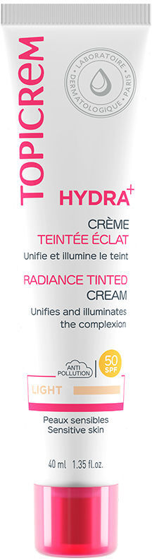 Topicrem HYDRA+ crème teintée SPF50 #Clair