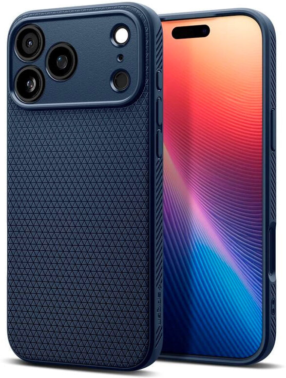 Spigen - iPhone 17 Pro - Liquid Air Cover - Blå