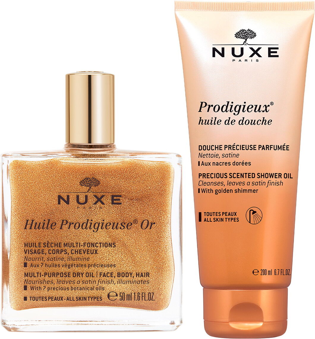 250ml NUXE Prodigieux Must Have Set (Dry Oil 50ml + Duschöl 200ml)