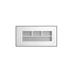 Teckentrup Paneelverglasung Classic für GSW 40 Tore Sicke, Mittelsicke, ohne Sicke