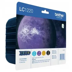 Brother LC-1220 (LC1220VALBP) - Tintenpatrone, black + color (schwarz + farbe)