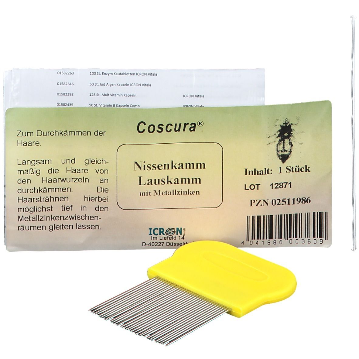 Nissenkamm Lauskamm Coscura 1 St Kamm