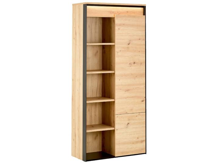 Voleo Schrank/Regal-Kombi EDRA OFFICE, Eiche Artisan, Holznachbildung