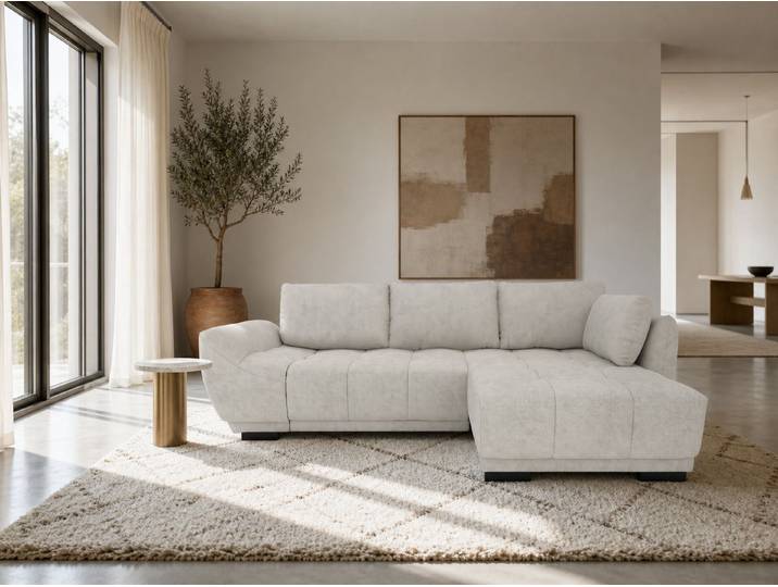 foamnova Schlafsofa Leuven, mit Schlaffunktion, B 269 cm, mit Recamiere, Doppelliege, Liegefläche 208 x 130 cm – Made to Order