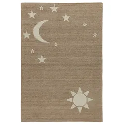 Natur Pur Kids Kinderteppich mit Nachthimmel-Design 160x230 cm