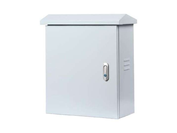 Elektro Gehäuse für den Außenbereich, Abschließbarer Verteilerkasten Wandschrank für Elektroinstallationen mit Regenschutzabdeckung und verzinkter Rückwand(60x20x80cm)