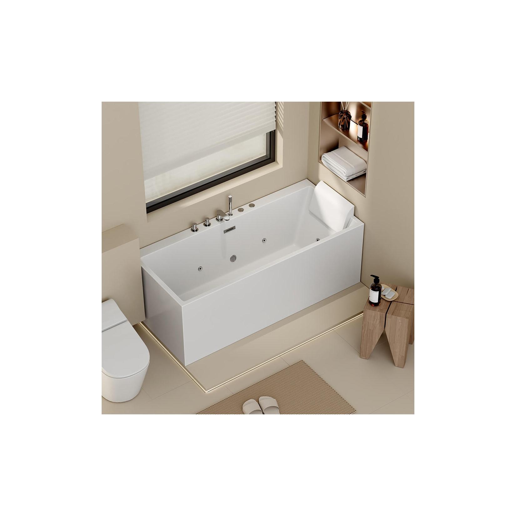 HOME DELUXE Whirlpoolbadewanne AMBER - 170 x 58 x 80 cm