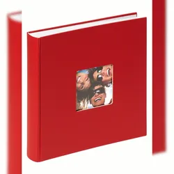 Designalbum Fun rot, 30X30 cm, mit Ausschnitt