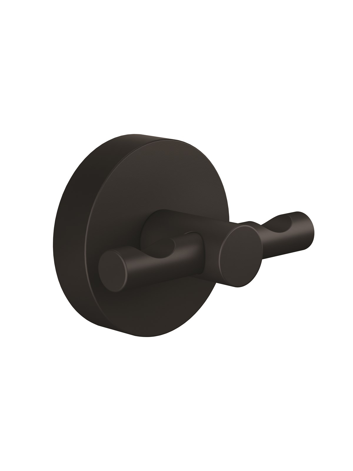 tesa Moon Black bathrobe hook self-adhesive