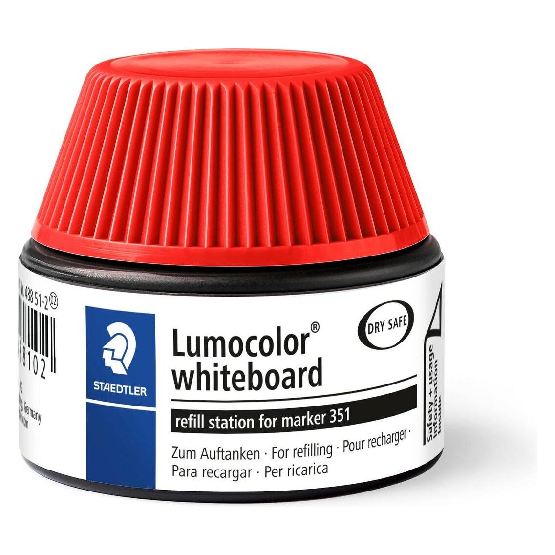 Staedtler Nachfülltinte Marker Lumocolor refill station Flasche rot 20ml (1x) (488 51-2)