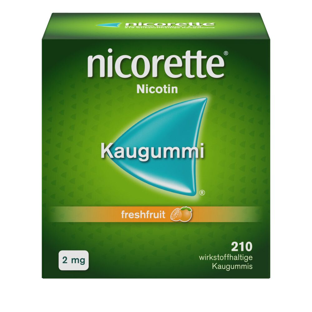 Nicorette Kaugummi 2 mg freshfruit 210 St