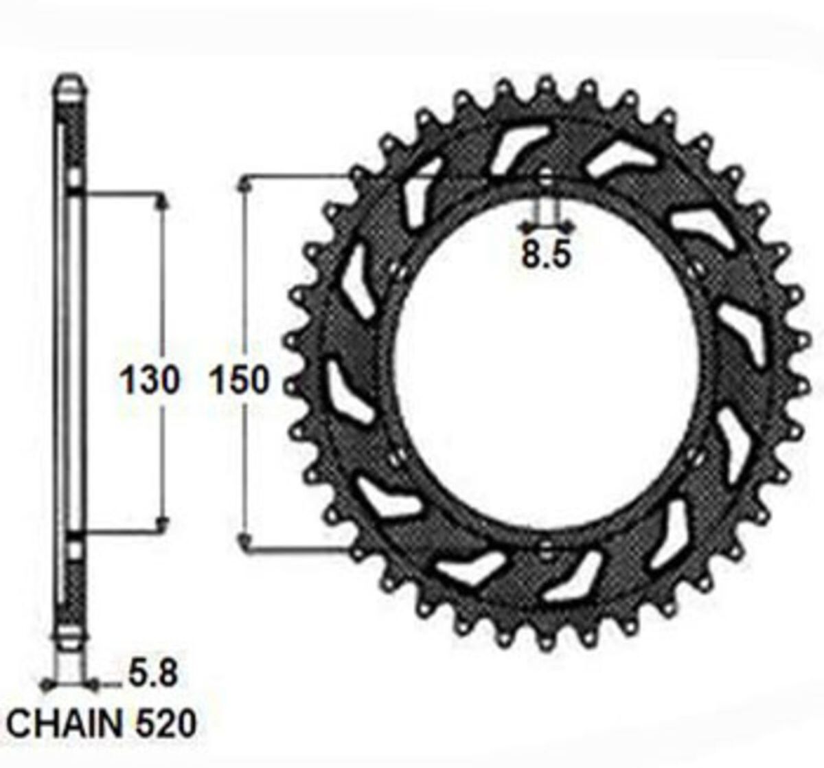 Kettenrad SUNSTAR SUNR1-3592-48