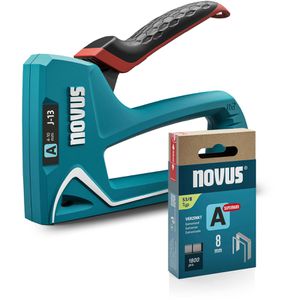 Novus-Tools Handtacker J-13, 030-0456 , Set, für Klammern 4-10mm, mit 1800 Klammern