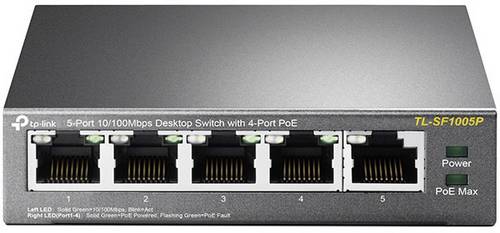 TP-LINK TL-SF1005P TL-SF1005P Netzwerk Switch 5 Port PoE-Funktion