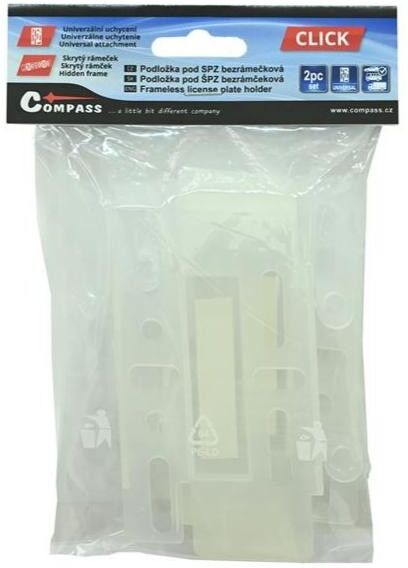 Compass Accessories 91549 Number plate holder
