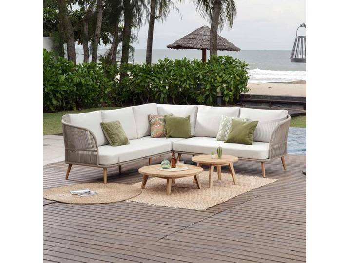OUTLIV. Swallow Ecklounge inkl. Loungetisch Aluminium/Rope/Polyester