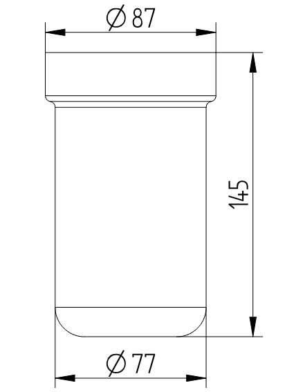 AVENARIUS Ersatzglas für Bürstengarnitur 1002253905