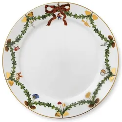 Royal Copenhagen Star Fluted Christmas, Teller, Mehrfarbig