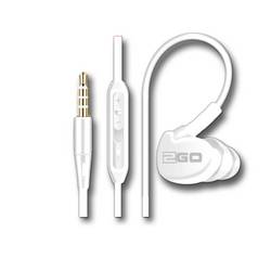 2GO In-Ear Sport-Headset Active m. Ruf In Ear Headset Weiß 795574
