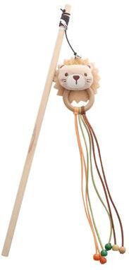Uplift Picks Interactive Cat Wand Toy With Bells Cartoon Animal Teaser For Indoor Exercise Interactive Cat Wand Toy With Bells Cartoon Animal Teaser For Indoor Exercise