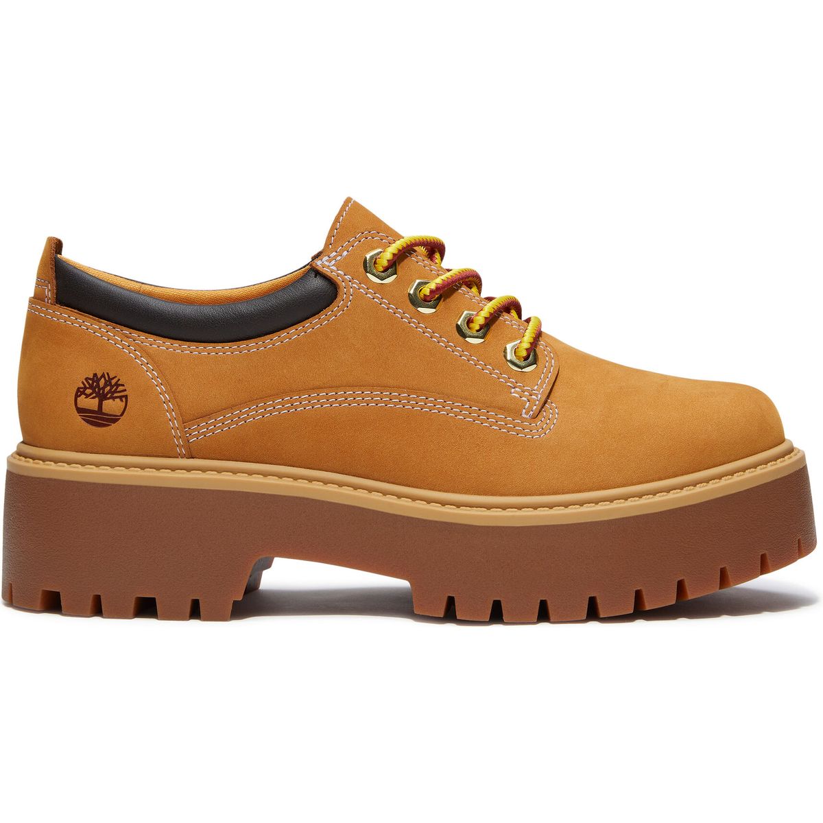 Timberland Womens Lace UP Shoe wheat nubuck 8 Wide Fit TB0A5UF97541-8-Wide Fit