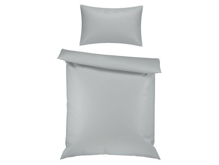 Ambiente Bettwäscheset, Grün, Textil, Uni, 160x210 cm, hautfreundlich, weiche und anschmiegsame Oberfläche, Heimtextilien, Bettwäsche, Bettwäsche