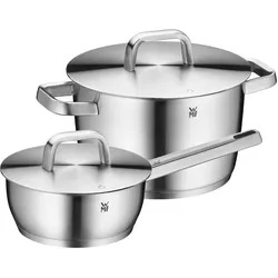 WMF Kochtopf Set stahlgrau, Pfannenset + Topfset, Grau