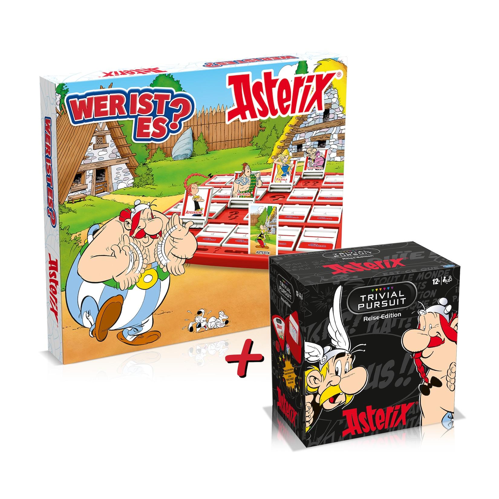 Asterix Spiele BUNDLE - Wer ist es? + Trivial Pursuit Gesellschaftsspiel Quizspiel