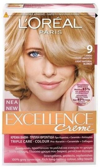 L'Oréal Paris Excellence Creme Permanent Hair Color 9.3 Rubio Claro