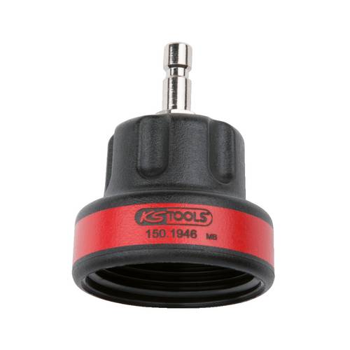 KS Tools 150.1946 Kühlsystem-Adapter M45 x 3,0, rot