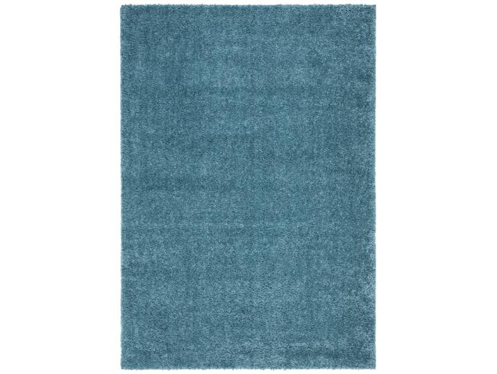 Tapis shag en polypropylène bleu, 183 x 274 cm