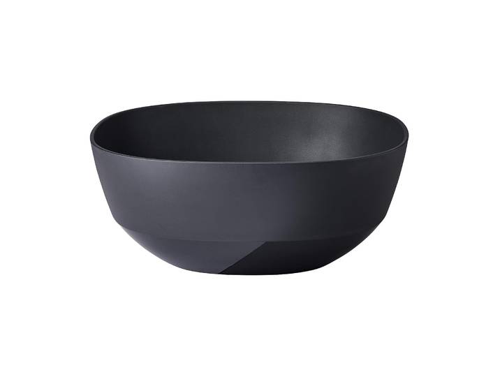 Schale MEPAL Schale Silueta 3000 ml , schwarz (nordic schwarz), L:24cm, Schüsseln, Schale