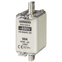 Siemens, Sicherung, NHSicherungseinsatz NH00 A gG Un AC Un DC (40 A)