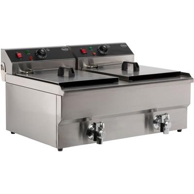 CombiSteel Elektro Tischfritteuse 2X10 Liter