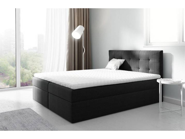 Fun Möbel Boxbett Schlafzimmerbett PARLA (inkl. Bettkästen, inkl. Kaltschaumtopper)